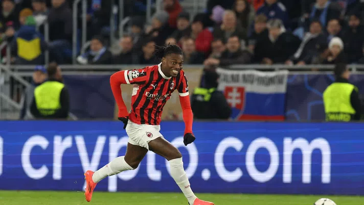 Rafael Leao AC Milan Slovan Bratislava-Milan 2-3 Champions League 2024-2025