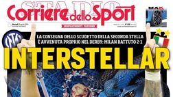 PRIMA PAGINA CORRIERE DELLO SPORT OGGI: “Interstellar”