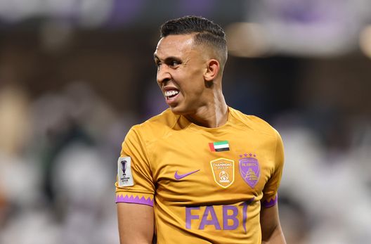 Soufane Rahimi, attaccante dell'Al-in. (Foto di Francois Nel/Getty Images) Verso il Mondiale per Club, guida all’Al-Ain: storia, stagione e calciatori chiave - immagine 1