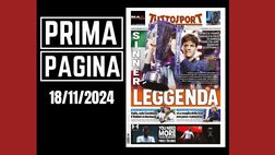 Prima pagina Tuttosport: “Sinner primo italiano a vincere le Finals”