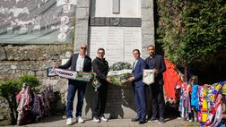 Il Venezia rende omaggio al Grande Torino a Superga