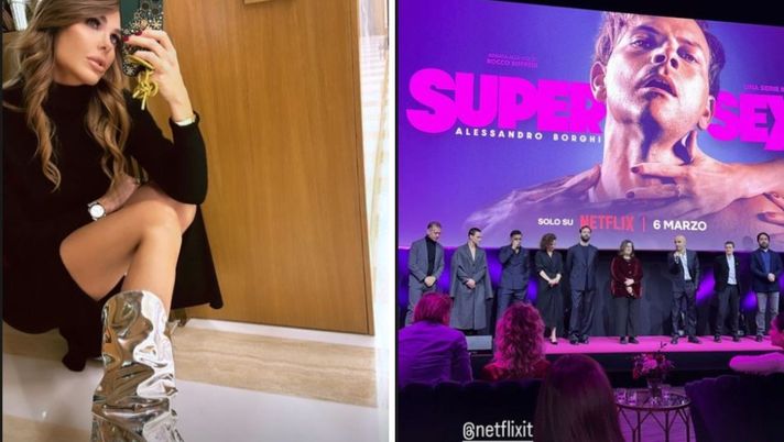 Premiere Supersex, la serie su Siffredi: sul red carpet Ilary Blasi e Berrettini Premiere Supersex, la serie su Siffredi: sul red carpet Ilary Blasi e Berrettini - immagine 1