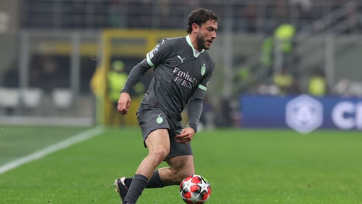 Davide Calabria (difensore AC Milan), qui durante Milan-Girona 1-0 (Champions League 2024-2025) | News (Getty Images) Davide Calabria AC Milan Milan-Girona 1-0 Champions League 2024-2025