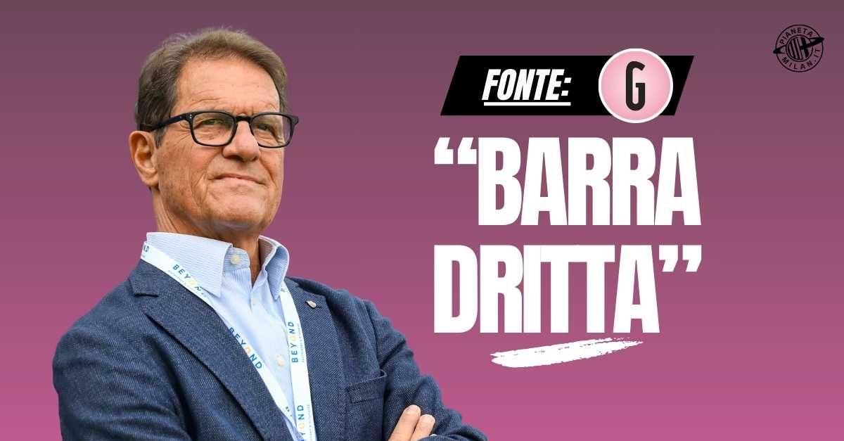Milan, Capello: “Allegri rimetterà la barra dritta”. Svelata la sua tattica? Milan, Capello: “Allegri rimetterà la barra dritta”. Svelata la sua tattica?