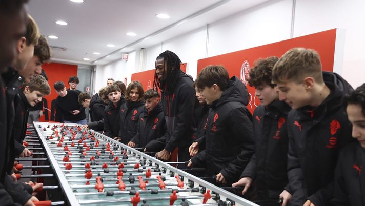 Natale rossonero Settore Giovanile, Natale rossonero: dirigenti e tecnici sul palco