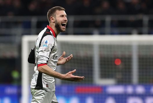 Milano, Italia - 21 marzo 2026: Strahinja Pavlovic del Milan esulta dopo aver segnato contro il Torino. (Foto di Marco Luzzani/Getty Images) Calciomercato, Pavlovic obiettivo del Chelsea ma il Milan ha altri piani- immagine 2