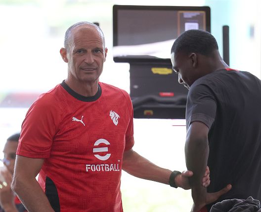 (Photo by Claudio Villa/AC Milan via Getty Images) Milanello Allegri Ricci