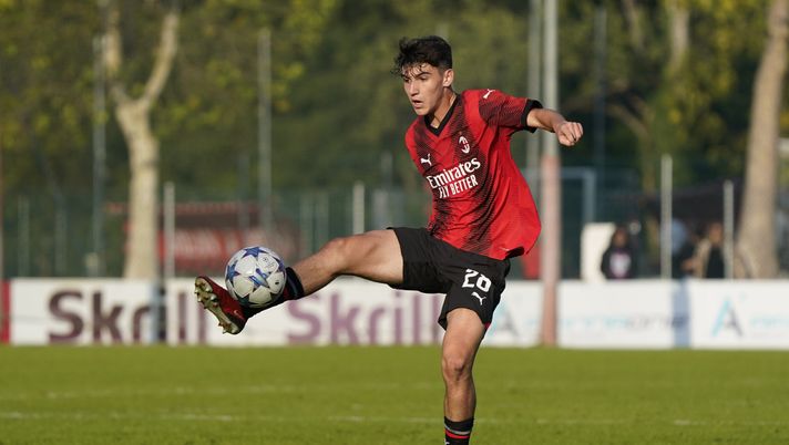 Emanuele Sala, giocatore del Milan Primavera (getty images)