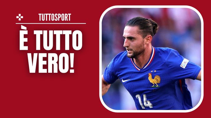 Adrien Rabiot (centrocampista Juventus), qui con la maglia della Francia agli Europei 2024, è un obiettivo di calciomercato del Milan | AC Milan News (Getty Images) Adrien Rabiot Juventus Calciomercato AC Milan