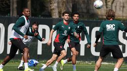 Oggi a Milanello: Gimenez e Rabiot sul campo centrale