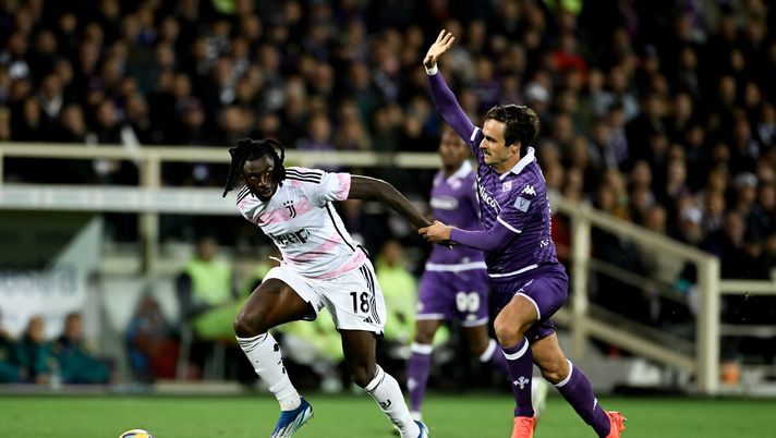 FLORENCE, ITALY - NOVEMBER 5: Moise Kean of Juventus during the Serie A TIM match between ACF Fiorentina and Juventus at Stadio Artemio Franchi on November 5, 2023 in Florence, Italy. (Photo by Daniele Badolato - Juventus FC/Juventus FC via Getty Images) Kean lascia la Juventus: la Fiorentina c’è, la concorrenza non manca - immagine 1