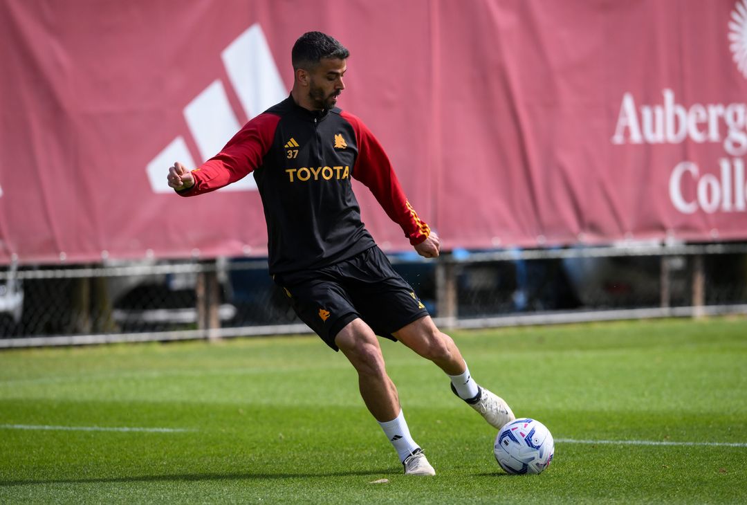 Trigoria, l’allenamento in vista del Bologna: manca Lukaku – FOTOGALLERY - immagine 11