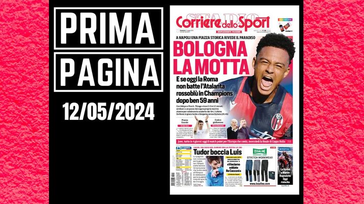 Prima Pagina Corriere dello Sport domenica 12 maggio Prima Pagina Corriere dello Sport domenica 12 maggio