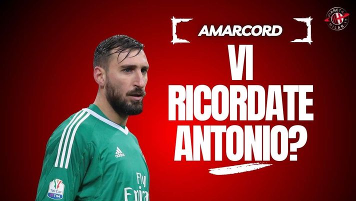 12 luglio 2017, il ritorno di Antonio Donnarumma a Milanello