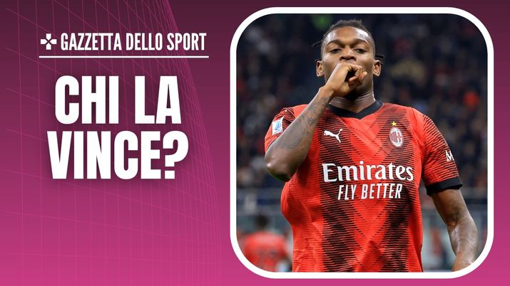 Napoli-Milan Serie A 2023-2024 Leao