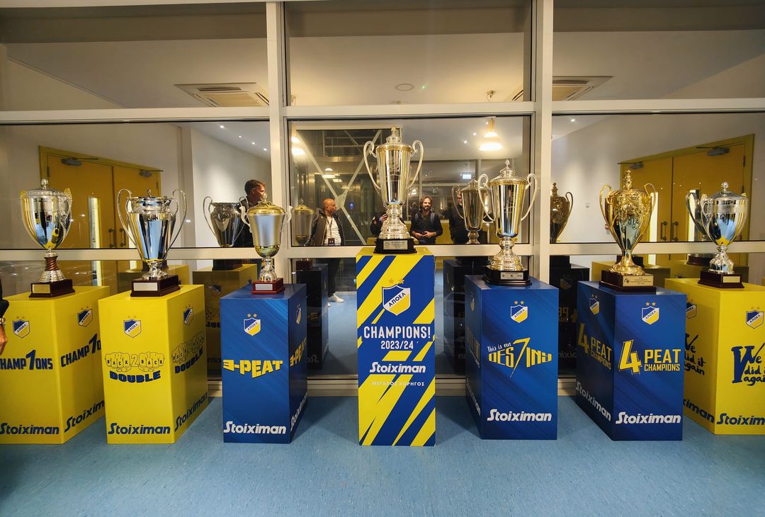 GALLERY VN – Tutti i trofei dell’Apoel Nicosia, prossima avversaria dei viola- immagine 1