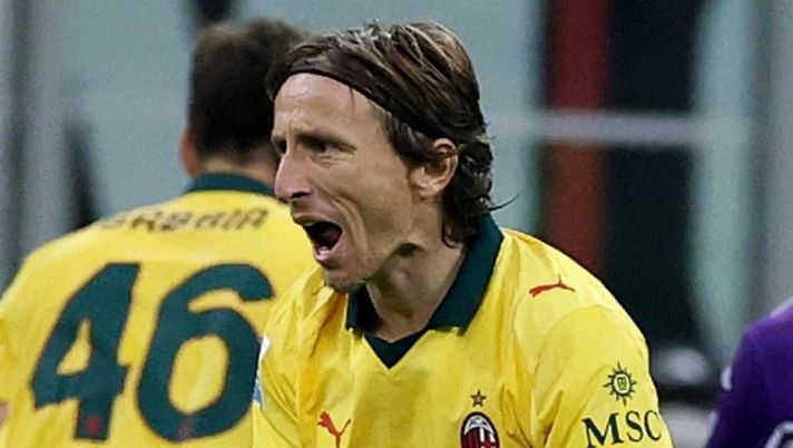 Luka Modric (centrocampista AC Milan), qui al termine di Milan-Fiorentina 2-1 (Serie A 2025-2026) | News (Getty Images) Milan, la leadership di Modric tra i segreti del primato: il gruppo lo segue compatto