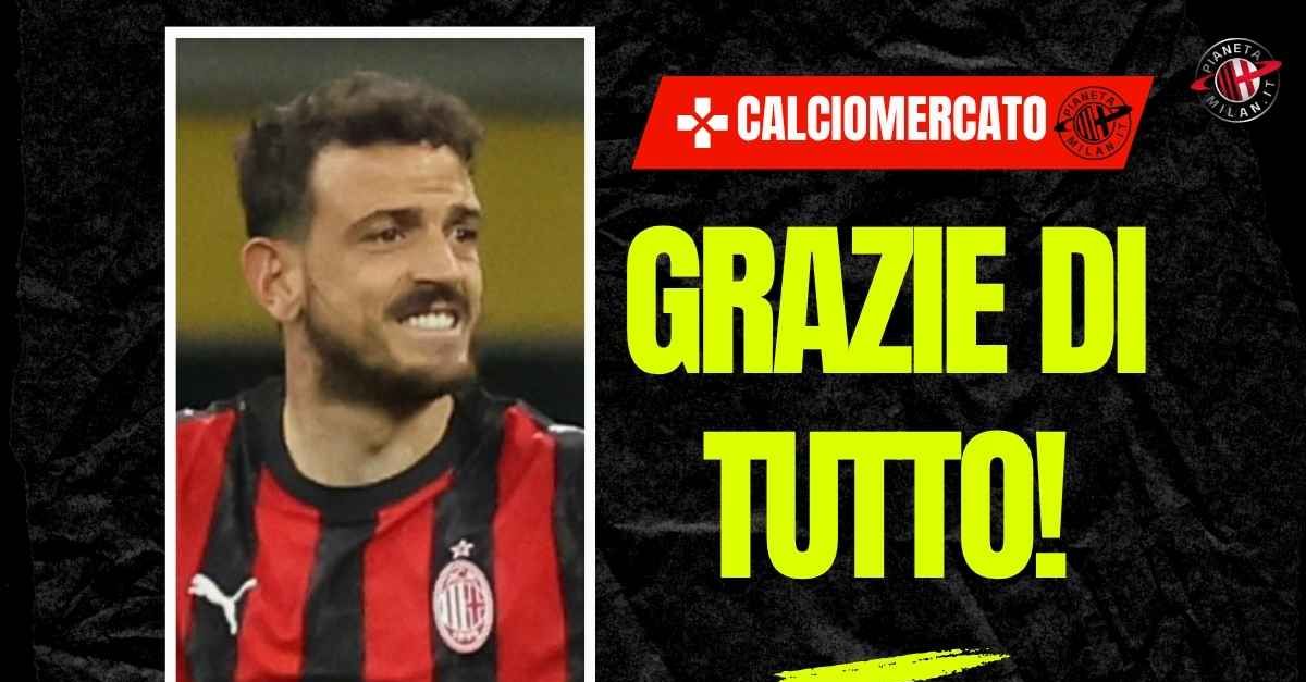 Calciomercato Milan, ufficiale l’addio a Florenzi: “Leader in campo e fuori” Calciomercato Milan, ufficiale l’addio a Florenzi: “Leader in campo e fuori”