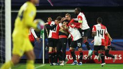 Champions League, la Lazio crolla a Rotterdam: il Feyenoord vince 3-1