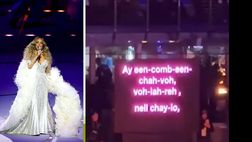 VIDEO / Milano-Cortina, a San Siro Mariah Carey canta ‘Volare’. Il suo gobbo fa il giro del web