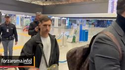 Zaragoza è sbarcato a Fiumicino. Ecco il suo primo Forza Roma