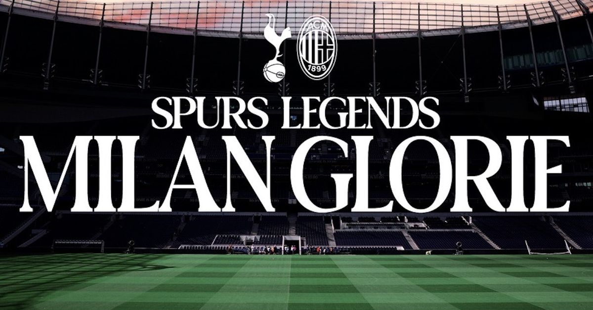 Spurs Legends Milan Glorie: ecco come e dove vedere la partita di oggi