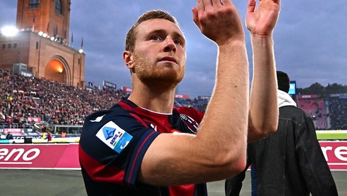BOLOGNA, ITALY - NOVEMBER 09: Tommaso Pobega of Bologna FC during the Serie A match between Bologna FC 1909 and SSC Napoli at Renato Dall'Ara Stadium on November 09, 2025 in Bologna, Italy. (Photo by Alessandro Sabattini/Getty Images) bologna-milan-campionato-martedì-ieri-europa-league