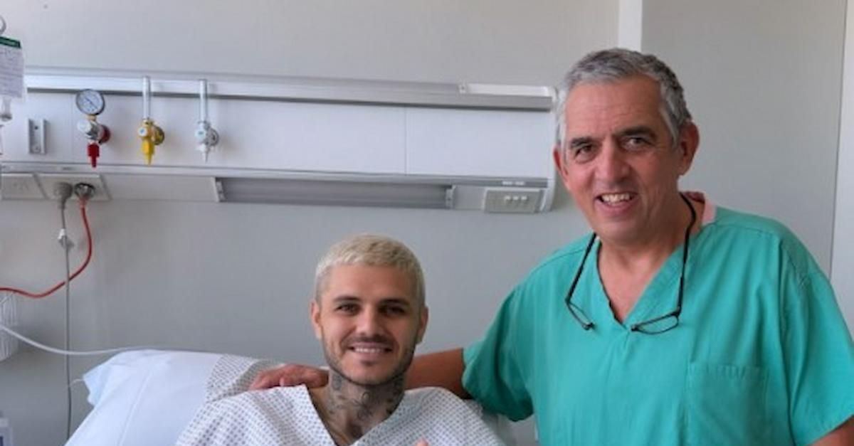 Icardi dopo l’intervento al ginocchio: “Grazie a chi mi ha curato. Torno presto”