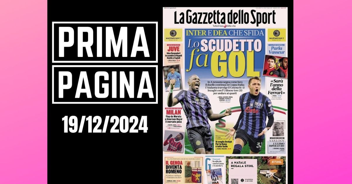 Prima pagina Gazzetta dello Sport: “Milan flop da Morata ad Emerson Royal”