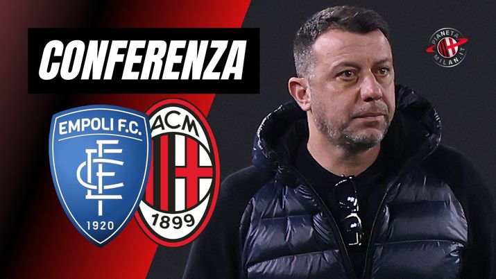 Conferenza Stampa Roberto D'Aversa Empoli Empoli Milan Serie A 2024-2025