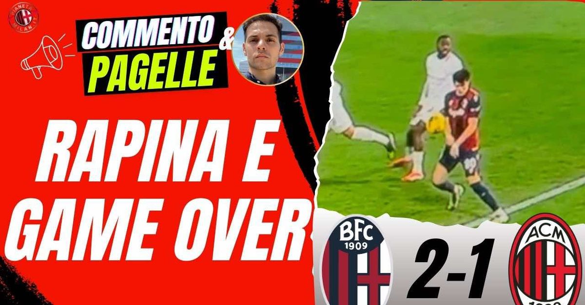 Bologna Milan 2 1, orrendi ma derubati. Addio alla Champions League