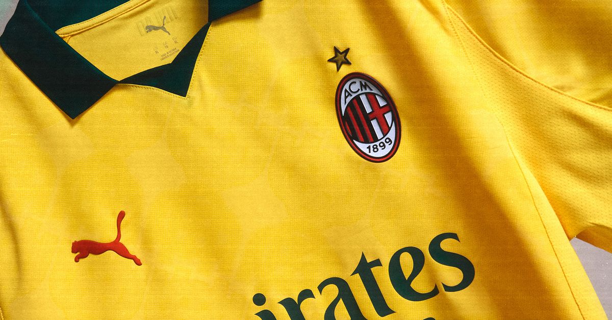 ac milan e puma lanciano la nuova terza maglia 2025 2026 foto