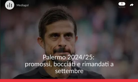 SONDAGGIO: Palermo FC, vota promossi e bocciati del 2024/25- immagine 1