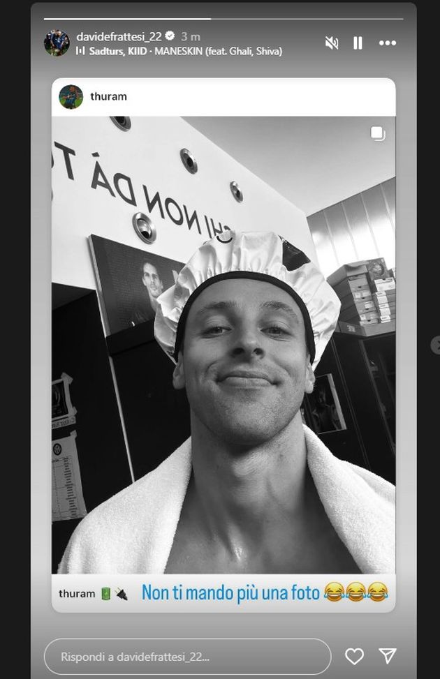 Siparietto social tra Thuram e Frattesi: “Non ti mando più una foto”- immagine 3