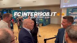 VIDEO FCIN1908 / Inter, l’arrivo di Marotta allo Sheraton e il saluto con Rocchi