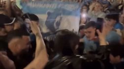 Anche a Madrid si festeggia lo scudetto: in piazza parte Vesuvio erutta!