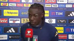 VIDEO / Kean: “Italia a 2 punte mi piace, con Retegui mi trovo bene”