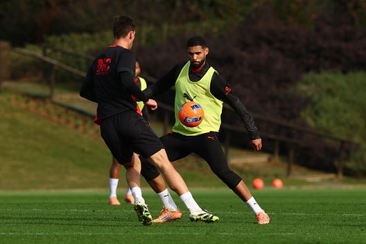 Ruben Loftus-Cheek oggi a Milanello (Photo by Giuseppe Cottini/AC Milan via Getty Images) Oggi a Milanello