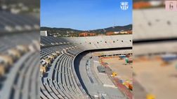 VIDEO / Camp Nou irriconoscibile: le prime immagini
