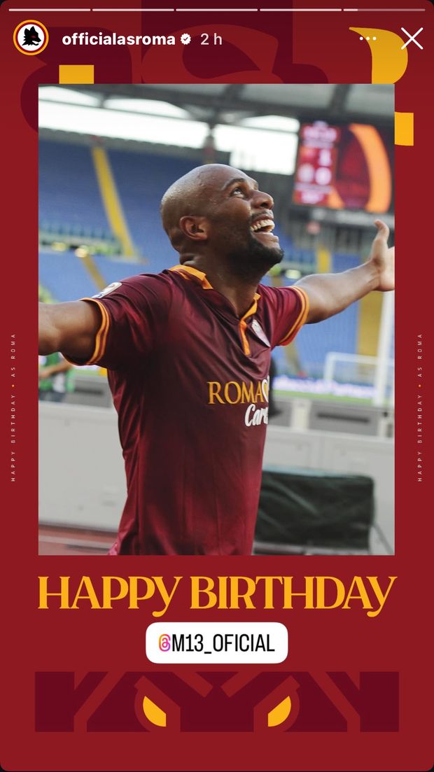La Roma festeggia il compleanno di Perotti e Maicon sui social- FOTO- immagine 2