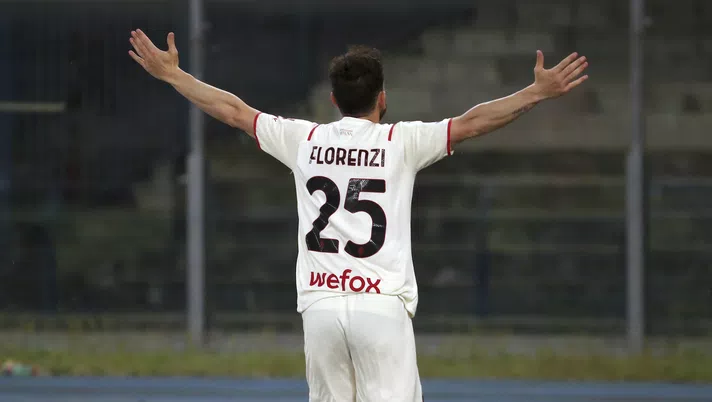Alessandro Florenzi AC Milan Verona-Milan 1-3 Serie A 2021-2022