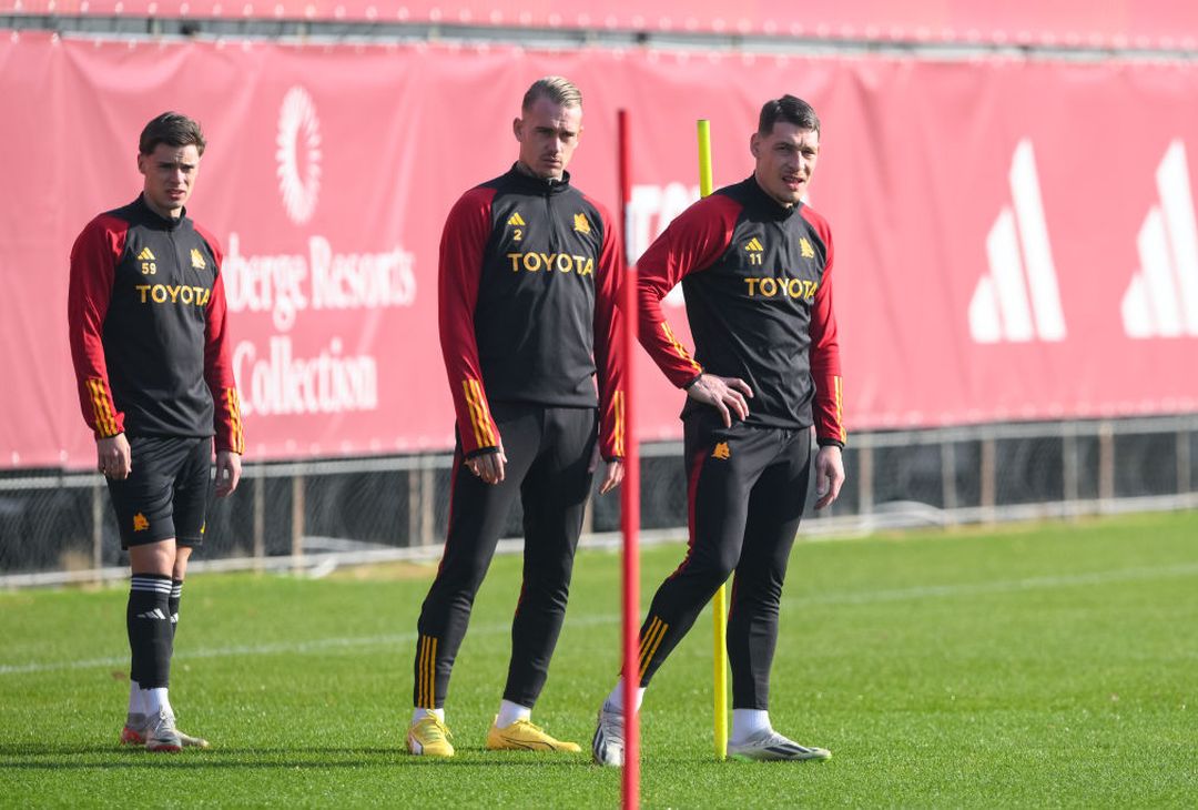 Roma, continua la preparazione in vista del Napoli – FOTO GALLERY - immagine 26