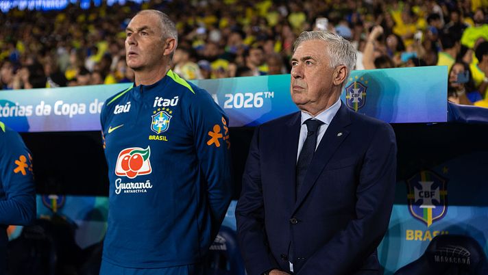 Carlo Ancelotti, CT Brasile (Foto di Ruano Carneiro/Getty Images) Brasile, Neymar non convince Ancelotti per le amichevoli: Coppa del Mondo a rischio? - immagine 1