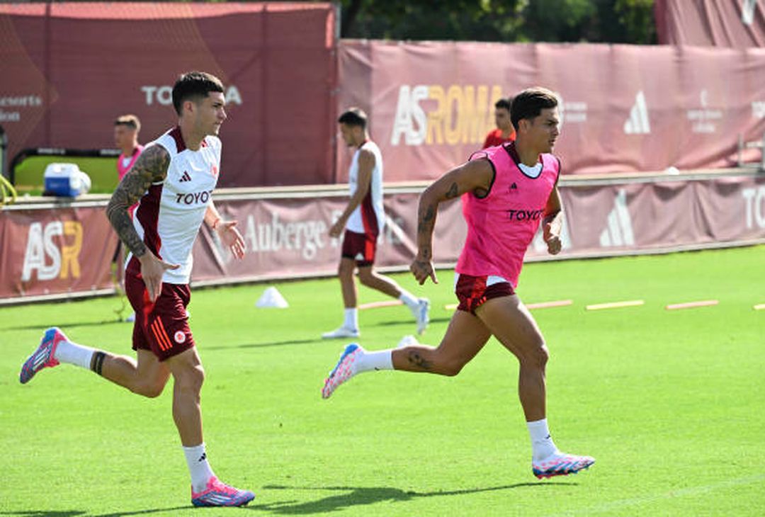 L’allenamento della Roma in vista della gara contro il Cagliari – FOTO GALLERY- immagine 1