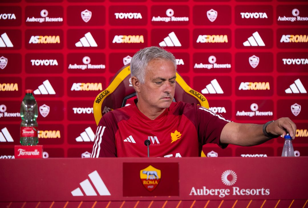 La conferenza stampa di Mourinho alla vigilia della Salernitana – FOTO GALLERY - immagine 1