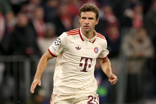 Thomas Müller in azione con la maglia del Bayern Monaco (Foto di Alexander Hassenstein/Getty Images) Muller