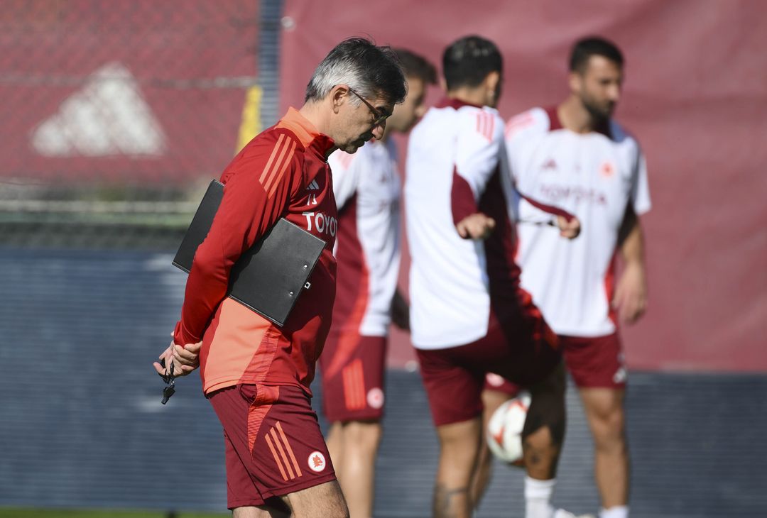 Roma, l’allenamento a Trigoria a tre giorni dall’Europa League – FOTO GALLERY - immagine 20