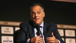 Liga, Tebas contro De Laurentiis: “Apertura alla Superlega? Tratterebbe su tutto”