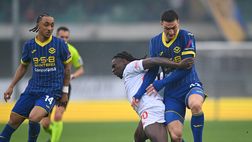 Verona-Fiorentina, ansia per Kean: si accascia e viene trasportato in ospedale