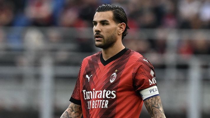 Theo Hernández AC Milan Milan-Genoa 3-3 Serie A 2023-2024